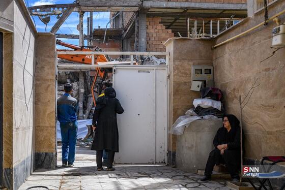 گزارش تصویری | خسارات شدید به منازل مسکونی در نظرآباد البرز در پی حمله دشمن