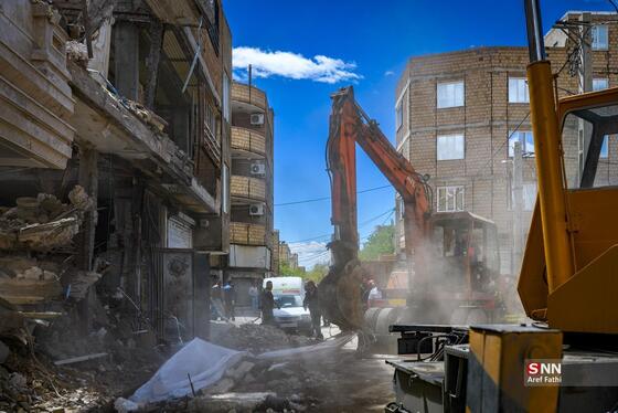 گزارش تصویری | خسارات شدید به منازل مسکونی در نظرآباد البرز در پی حمله دشمن