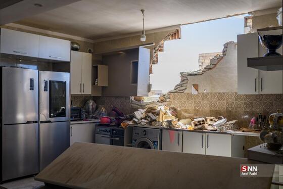 گزارش تصویری | خسارات شدید به منازل مسکونی در نظرآباد البرز در پی حمله دشمن