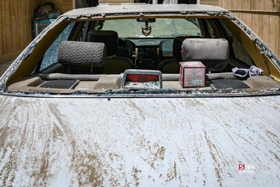 گزارش تصویری | خسارات شدید به منازل مسکونی در نظرآباد البرز در پی حمله دشمن