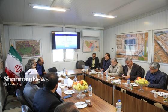 گزارش تصویری | بازدید معاون پیشگیری دادستان کل کشور از تصفیه‌خانه در حال احداث پرکندآباد