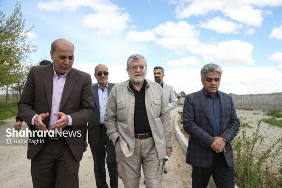 گزارش تصویری | بازدید معاون پیشگیری دادستان کل کشور از تصفیه‌خانه در حال احداث پرکندآباد