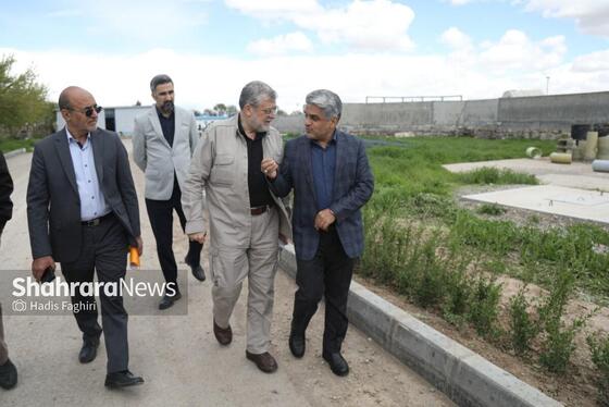گزارش تصویری | بازدید معاون پیشگیری دادستان کل کشور از تصفیه‌خانه در حال احداث پرکندآباد