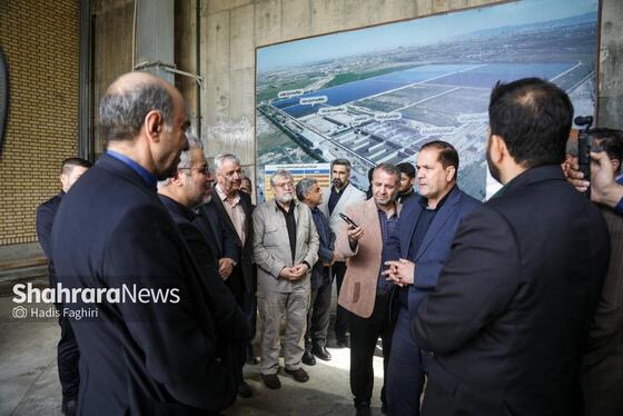 گزارش تصویری | بازدید معاون پیشگیری دادستان کل کشور از تصفیه‌خانه در حال احداث پرکندآباد