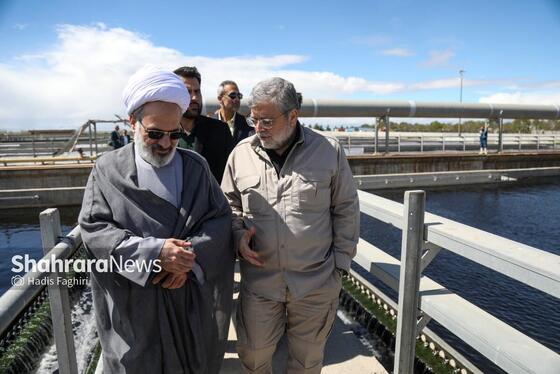 گزارش تصویری | بازدید معاون پیشگیری دادستان کل کشور از تصفیه‌خانه در حال احداث پرکندآباد