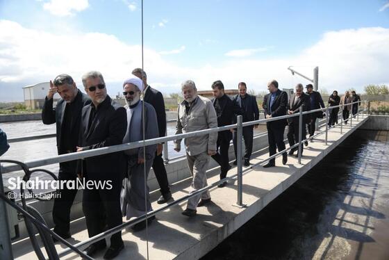گزارش تصویری | بازدید معاون پیشگیری دادستان کل کشور از تصفیه‌خانه در حال احداث پرکندآباد