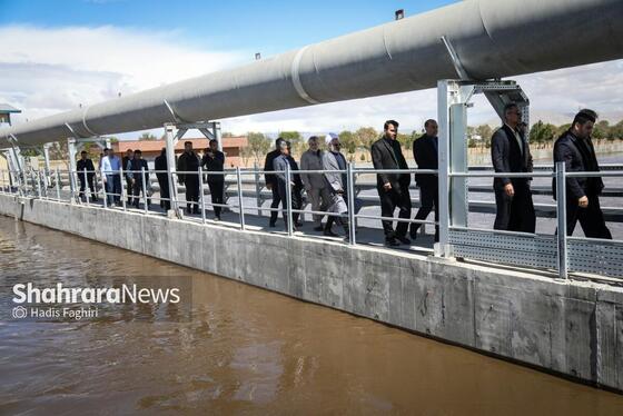 گزارش تصویری | بازدید معاون پیشگیری دادستان کل کشور از تصفیه‌خانه در حال احداث پرکندآباد