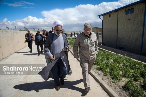 گزارش تصویری | بازدید معاون پیشگیری دادستان کل کشور از تصفیه‌خانه در حال احداث پرکندآباد