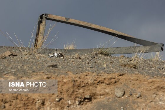 گزارش تصویری | خسارات ناشی از تجاوز آمریکایی صهیونیستی به پل راه آهن در محدوده استان قم