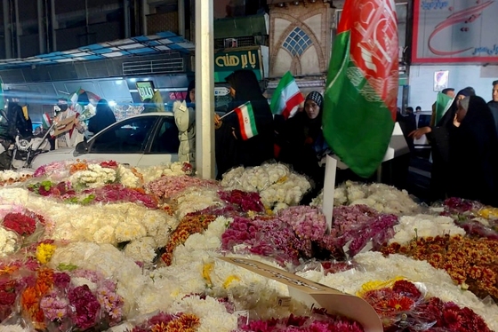 گزارش تصویری | توزیع ۲۰ هزار شاخه گل توسط مهاجران افغانستانی در میان مردم تهران