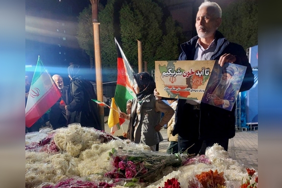 گزارش تصویری | توزیع ۲۰ هزار شاخه گل توسط مهاجران افغانستانی در میان مردم تهران