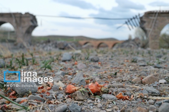 گزارش تصویری | حمله هوایی به پل راه‌آهن امین آباد زنجان