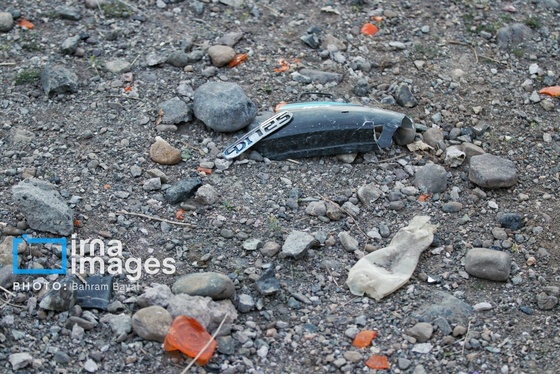 گزارش تصویری | حمله هوایی به پل راه‌آهن امین آباد زنجان