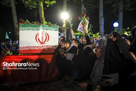 گزارش تصویری | وداع با پیکر مطهر پرستار شهید «حسین عشقی» در مشهد