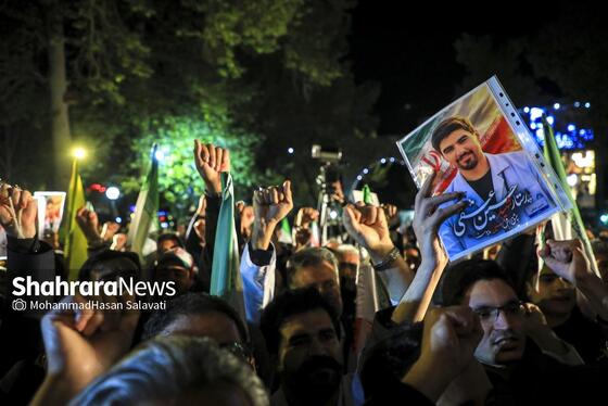 گزارش تصویری | وداع با پیکر مطهر پرستار شهید «حسین عشقی» در مشهد