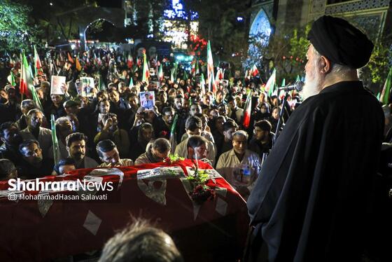 گزارش تصویری | وداع با پیکر مطهر پرستار شهید «حسین عشقی» در مشهد