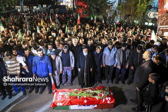 گزارش تصویری | وداع با پیکر مطهر پرستار شهید «حسین عشقی» در مشهد