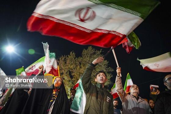 گزارش تصویری | سی‌وهشتمین شب شکوه حضور مردم در خیابان‌های مشهد