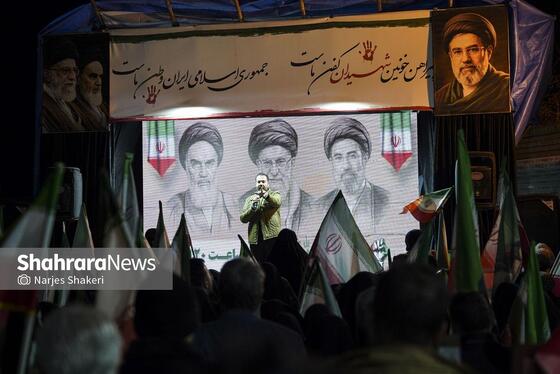 گزارش تصویری | سی‌وهشتمین شب شکوه حضور مردم در خیابان‌های مشهد