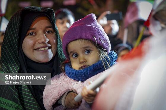 گزارش تصویری | سی‌وهشتمین شب شکوه حضور مردم در خیابان‌های مشهد