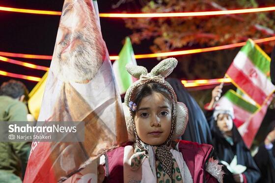 گزارش تصویری | سی‌وهشتمین شب شکوه حضور مردم در خیابان‌های مشهد