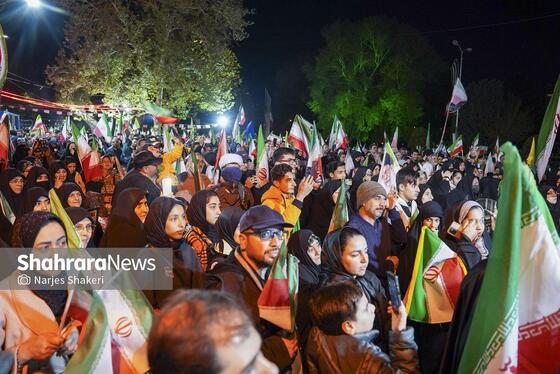 گزارش تصویری | سی‌وهشتمین شب شکوه حضور مردم در خیابان‌های مشهد
