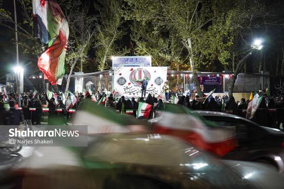 گزارش تصویری | سی‌وهشتمین شب شکوه حضور مردم در خیابان‌های مشهد