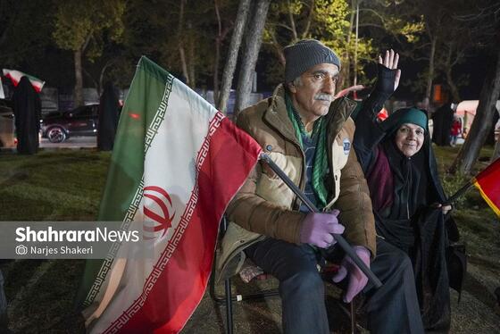 گزارش تصویری | سی‌وهشتمین شب شکوه حضور مردم در خیابان‌های مشهد