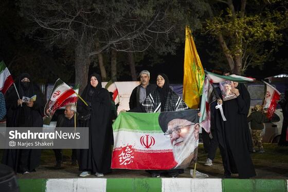 گزارش تصویری | سی‌وهشتمین شب شکوه حضور مردم در خیابان‌های مشهد