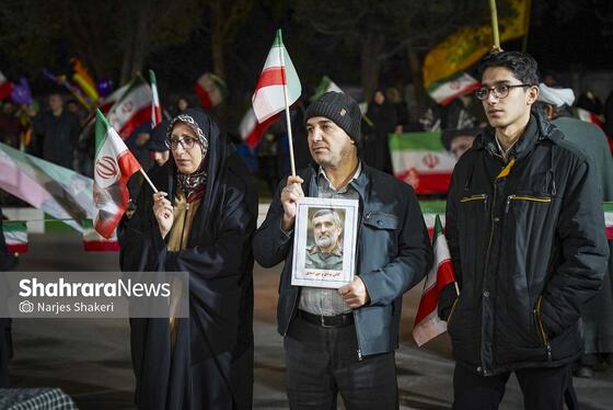 گزارش تصویری | سی‌وهشتمین شب شکوه حضور مردم در خیابان‌های مشهد