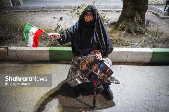 گزارش تصویری | سی‌وهشتمین شب شکوه حضور مردم در خیابان‌های مشهد