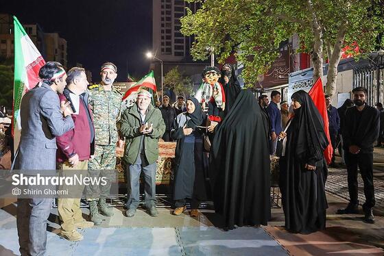 گزارش تصویری |حضور جامعه ورزش مشهد در سی و هشتمین شب شکوه حضور مردم در خیابان‌های مشهد