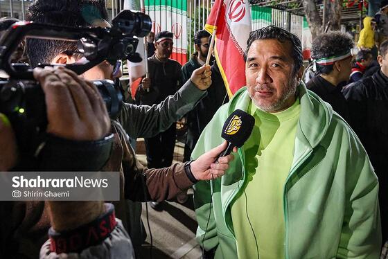 گزارش تصویری |حضور جامعه ورزش مشهد در سی و هشتمین شب شکوه حضور مردم در خیابان‌های مشهد