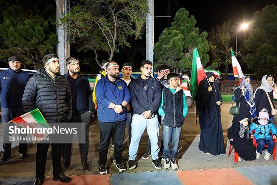 گزارش تصویری |حضور جامعه ورزش مشهد در سی و هشتمین شب شکوه حضور مردم در خیابان‌های مشهد