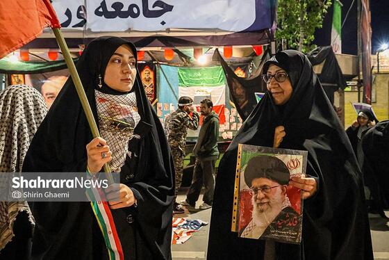 گزارش تصویری |حضور جامعه ورزش مشهد در سی و هشتمین شب شکوه حضور مردم در خیابان‌های مشهد