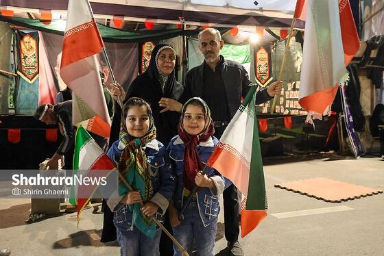 گزارش تصویری |حضور جامعه ورزش مشهد در سی و هشتمین شب شکوه حضور مردم در خیابان‌های مشهد