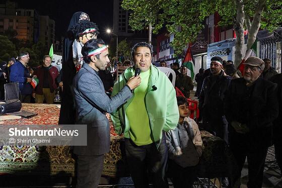 گزارش تصویری |حضور جامعه ورزش مشهد در سی و هشتمین شب شکوه حضور مردم در خیابان‌های مشهد