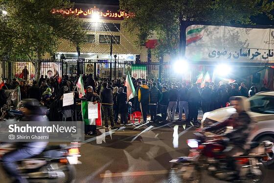 گزارش تصویری |حضور جامعه ورزش مشهد در سی و هشتمین شب شکوه حضور مردم در خیابان‌های مشهد