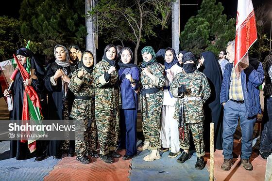 گزارش تصویری |حضور جامعه ورزش مشهد در سی و هشتمین شب شکوه حضور مردم در خیابان‌های مشهد