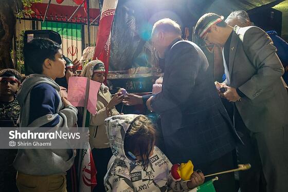 گزارش تصویری |حضور جامعه ورزش مشهد در سی و هشتمین شب شکوه حضور مردم در خیابان‌های مشهد