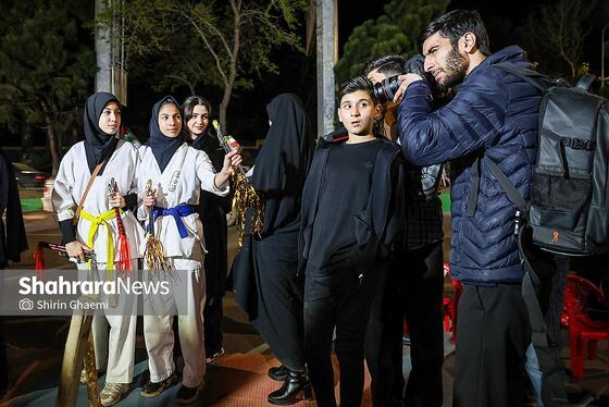 گزارش تصویری |حضور جامعه ورزش مشهد در سی و هشتمین شب شکوه حضور مردم در خیابان‌های مشهد