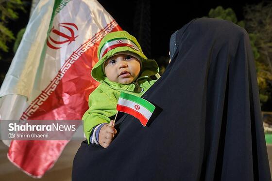 گزارش تصویری |حضور جامعه ورزش مشهد در سی و هشتمین شب شکوه حضور مردم در خیابان‌های مشهد