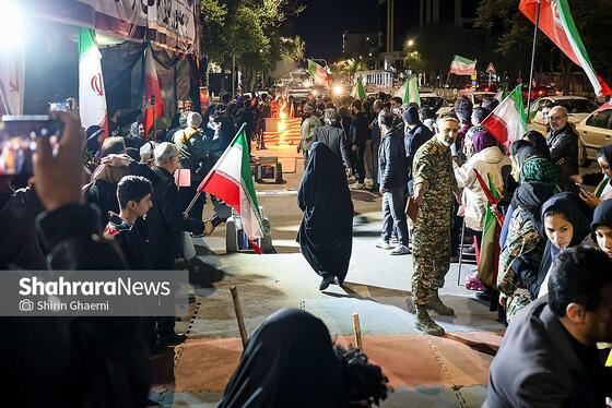 گزارش تصویری |حضور جامعه ورزش مشهد در سی و هشتمین شب شکوه حضور مردم در خیابان‌های مشهد