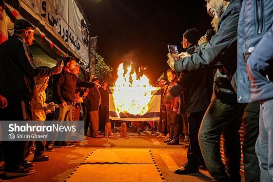 گزارش تصویری |حضور جامعه ورزش مشهد در سی و هشتمین شب شکوه حضور مردم در خیابان‌های مشهد