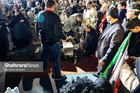 گزارش تصویری |حضور جامعه ورزش مشهد در سی و هشتمین شب شکوه حضور مردم در خیابان‌های مشهد