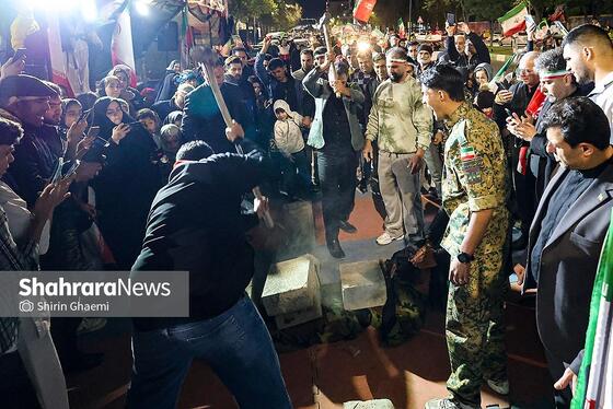 گزارش تصویری |حضور جامعه ورزش مشهد در سی و هشتمین شب شکوه حضور مردم در خیابان‌های مشهد