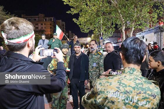 گزارش تصویری |حضور جامعه ورزش مشهد در سی و هشتمین شب شکوه حضور مردم در خیابان‌های مشهد