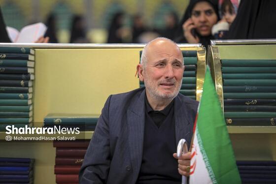 گزارش تصویری | مراسم چهلمین روز شهادت رهبر شهید انقلاب اسلامی در حرم مطهر رضوی