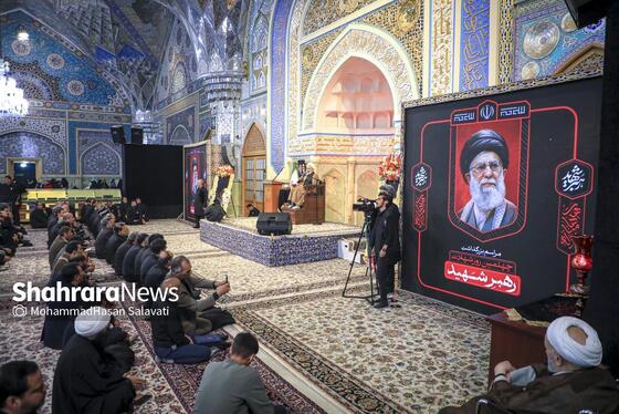 گزارش تصویری | مراسم چهلمین روز شهادت رهبر شهید انقلاب اسلامی در حرم مطهر رضوی