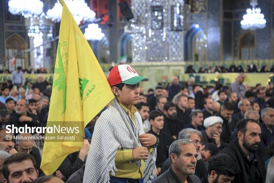 گزارش تصویری | مراسم چهلمین روز شهادت رهبر شهید انقلاب اسلامی در حرم مطهر رضوی